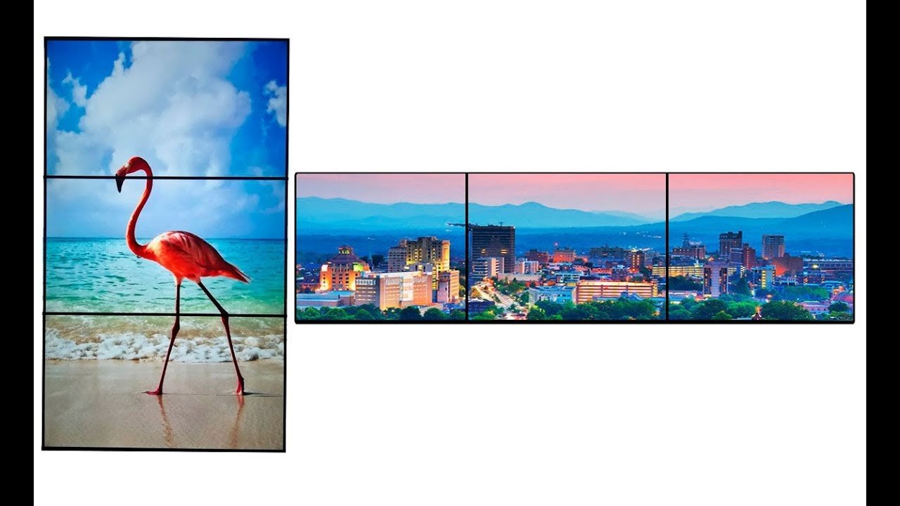 LCD відеостіна 1 X 3 (55дюйм) VIDEO WALL iBoard iVW1-3/55SB