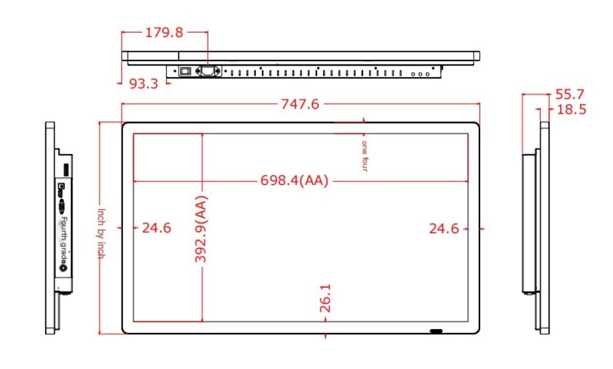Интерактивная панель iBoard 32″  дюйма диагональ (2K-60Hz) со встроенным компьютером Windows