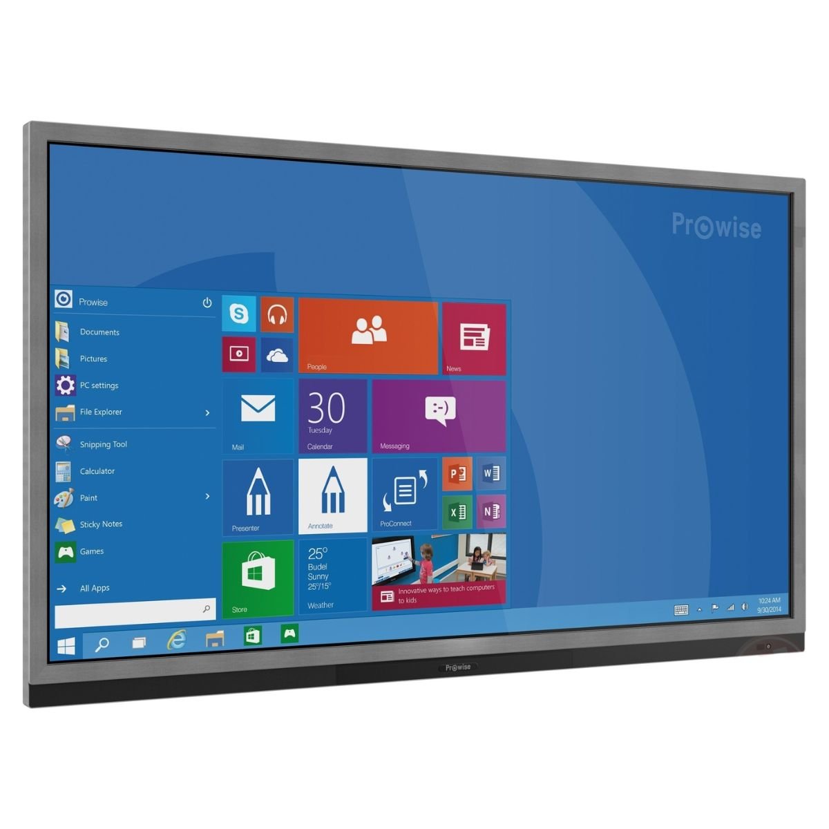 Интерактивная панель 84″ дюйма диагональ Prowise ProLine (4K-60Hz)  для подключения внешнего ПК (Б/У)